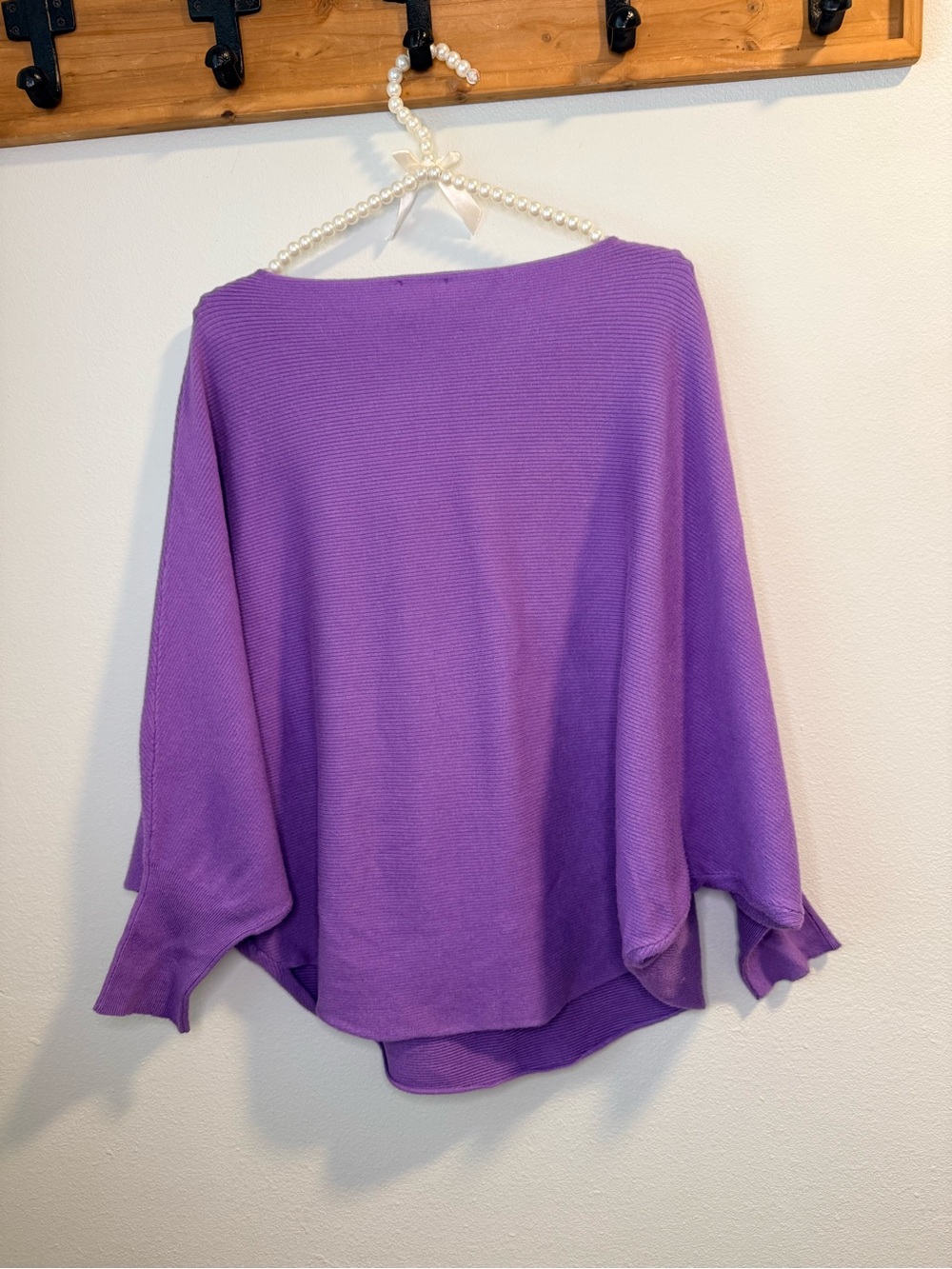 Kerisma Lilac Scoop-Neck Lightweight Knit Sweater - Picture 4 of 6